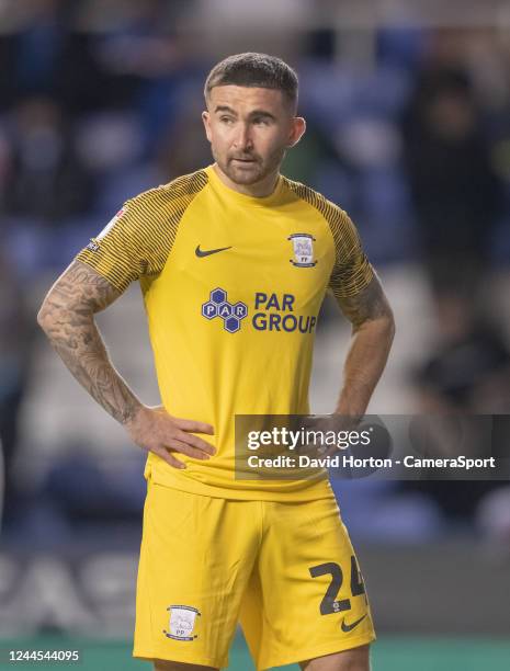 Preston North End's Sean Maguire during the Sky Bet Championship between Reading and Preston North End at Select Car Leasing Stadium on November 4,...