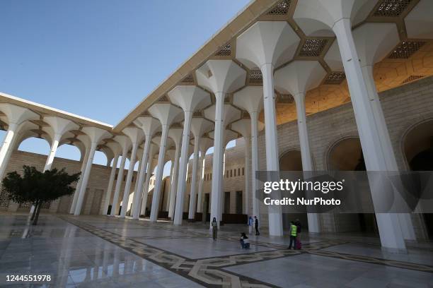 The Great Mosque of Algiers, in Algeria on October 19 It is the largest mosque in Africa and the third largest mosque in the world, The Great Mosque...