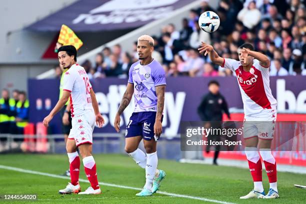 Rafael RATAO during the Ligue 1 Uber Eats match between Toulouse FC and AS Monaco at Stadium Municipal on November 6, 2022 in Toulouse, France. -...