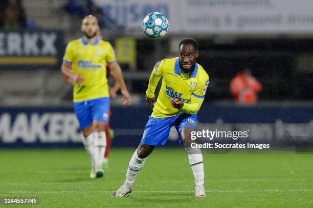 Vurnon Anita of RKC Waalwijk during the Dutch Eredivisie match between RKC Waalwijk v AZ Alkmaar at the Mandemakers Stadium on November 6, 2022 in...