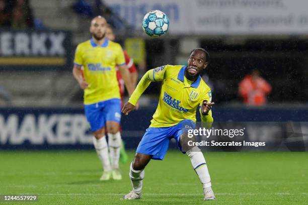 Vurnon Anita of RKC Waalwijk during the Dutch Eredivisie match between RKC Waalwijk v AZ Alkmaar at the Mandemakers Stadium on November 6, 2022 in...