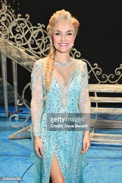 Samantha Barks as Elsa attends the Gala Performance of "Frozen The Musical" in aid of BBC Children In Need at the Theatre Royal Drury Lane on...