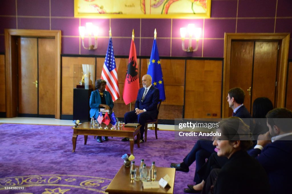 U.S. Ambassador to UN Linda Thomas-Greenfield visits Albania