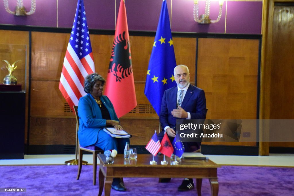 U.S. Ambassador to UN Linda Thomas-Greenfield visits Albania