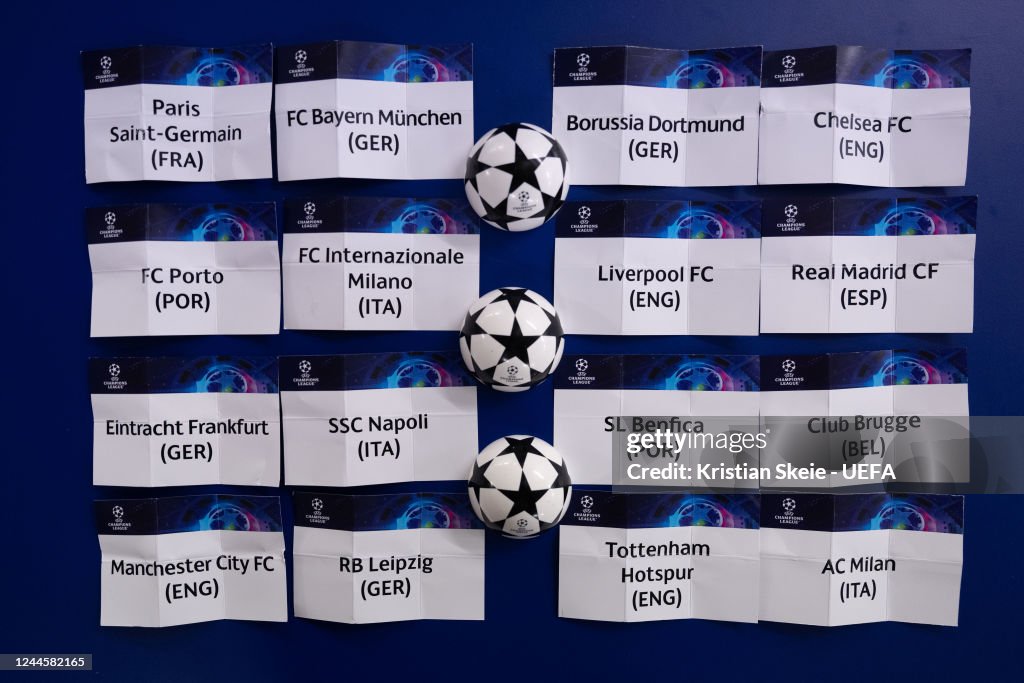 UEFA Champions League 2022/23 Round of 16 Draw