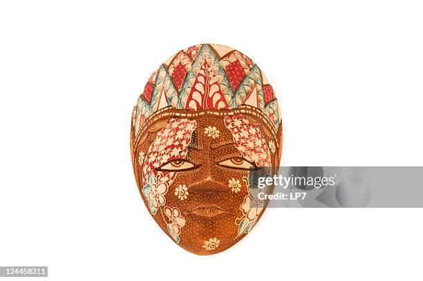 indonesian mask - indigenous art stock pictures, royalty-free photos & images