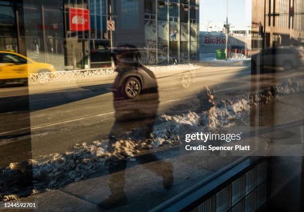 People walk through downtown on November 06, 2022 in Anchorage, Alaska. Early and absentee voting continues in Alaska for the decisive midterm...