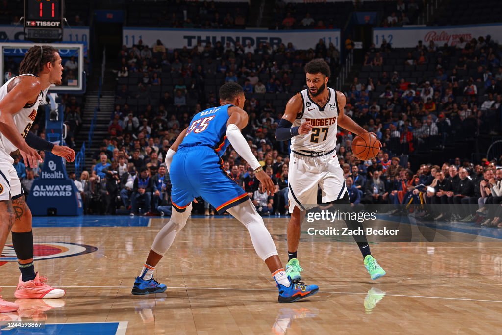 Denver Nuggets v Oklahoma City Thunder