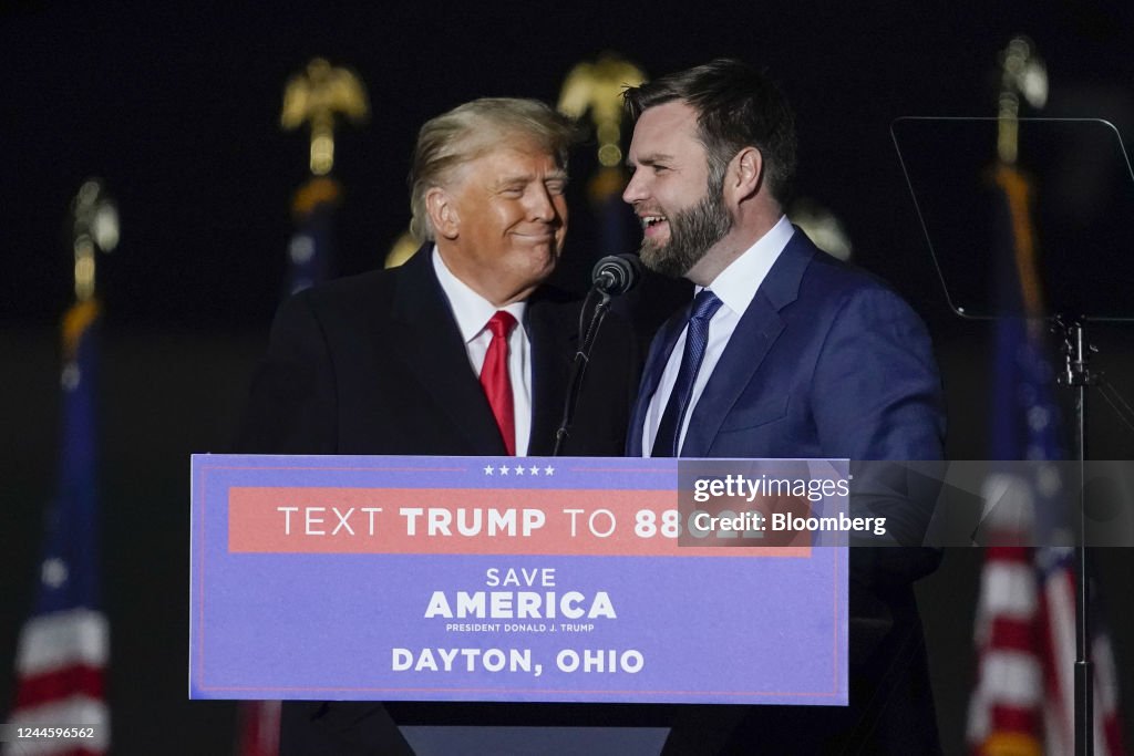 Former President Donald Trump Holds Rally In Ohio Ahead Of Midterm Elections