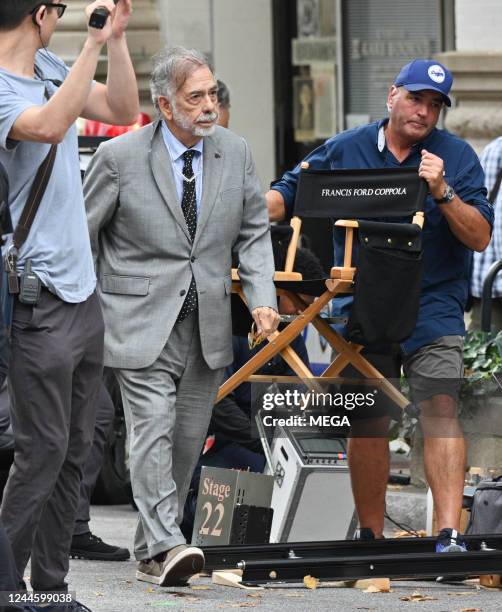 Francis Ford Coppola is seen on set for "Megalopolis" on November 07, 2022 in Atlanta, Georgia