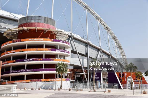 View of Khalifa International Stadium, one of the eight stadiums, hosting the upcoming FIFA World Cup Qatar 2022, and has 3-2-1 Qatar Olympic and...