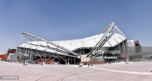 View of Khalifa International Stadium, one of the eight stadiums, hosting the upcoming FIFA World Cup Qatar 2022, and has 3-2-1 Qatar Olympic and...