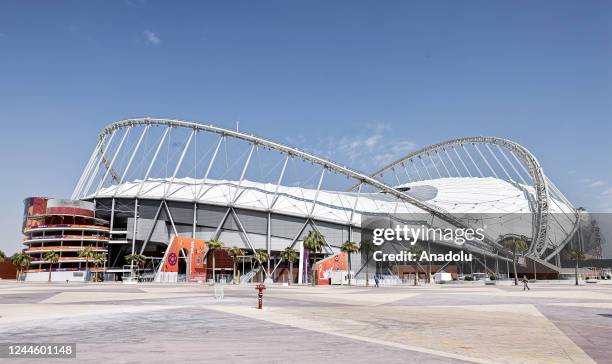 View of Khalifa International Stadium, one of the eight stadiums, hosting the upcoming FIFA World Cup Qatar 2022, and has 3-2-1 Qatar Olympic and...