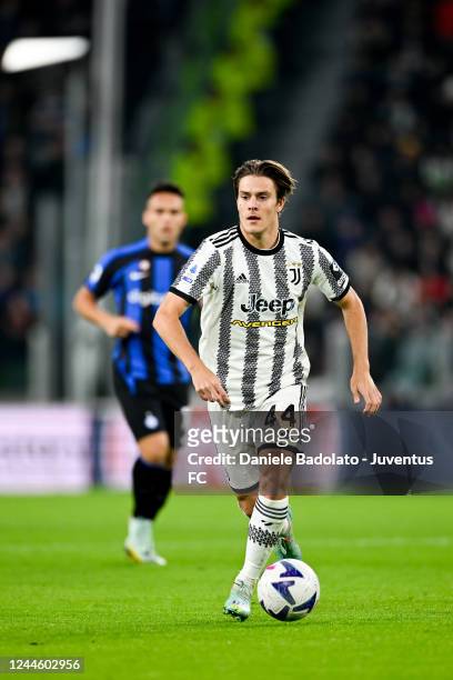 Nicolo Fagioli of Juventus during the Serie A match between Juventus and FC Internazionale at Allianz Stadium on November 06, 2022 in Turin, Italy.