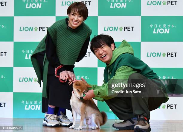 Akina Minami dan Masaru Hamaguchi - menghadiri acara PETKISS Oral Care Project di Tokyo