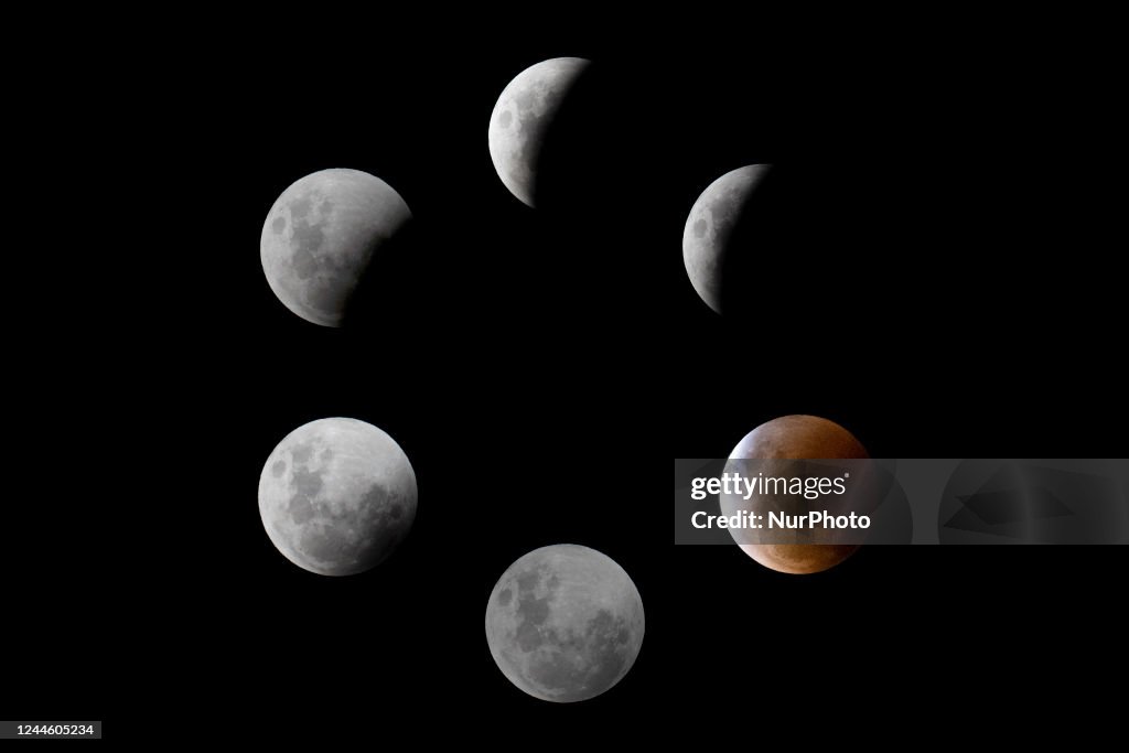 Blood Moon And Total Lunar Eclipse Seen In Christchurch, New Zealand