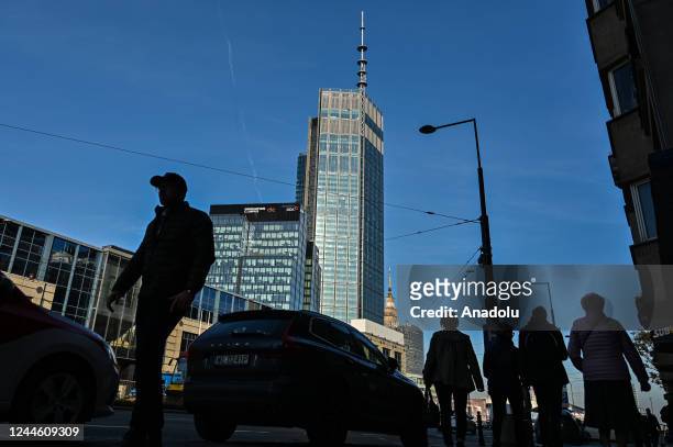 View of the Varso Tower, the tallest building in the European Union on October 27, 2022 in Warsaw, Poland. With 310 meters, Varso Tower is now the...