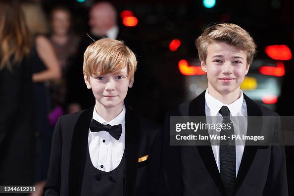 Timothy Sambor Will Powell and Timothee Sambor arrive at the World premiere of The ...