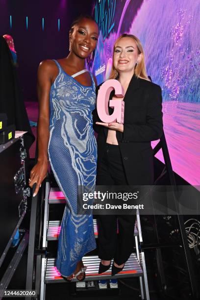 Odudu and Amelia Dimoldenberg, winner of the Creator award, attend the Glamour Women Of The Year Awards 2022 at Outernet London on November 8, 2022...