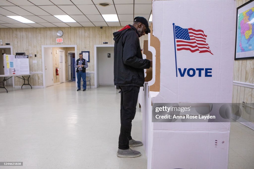 Americans Head To The Polls To Vote In The 2022 Midterm Elections