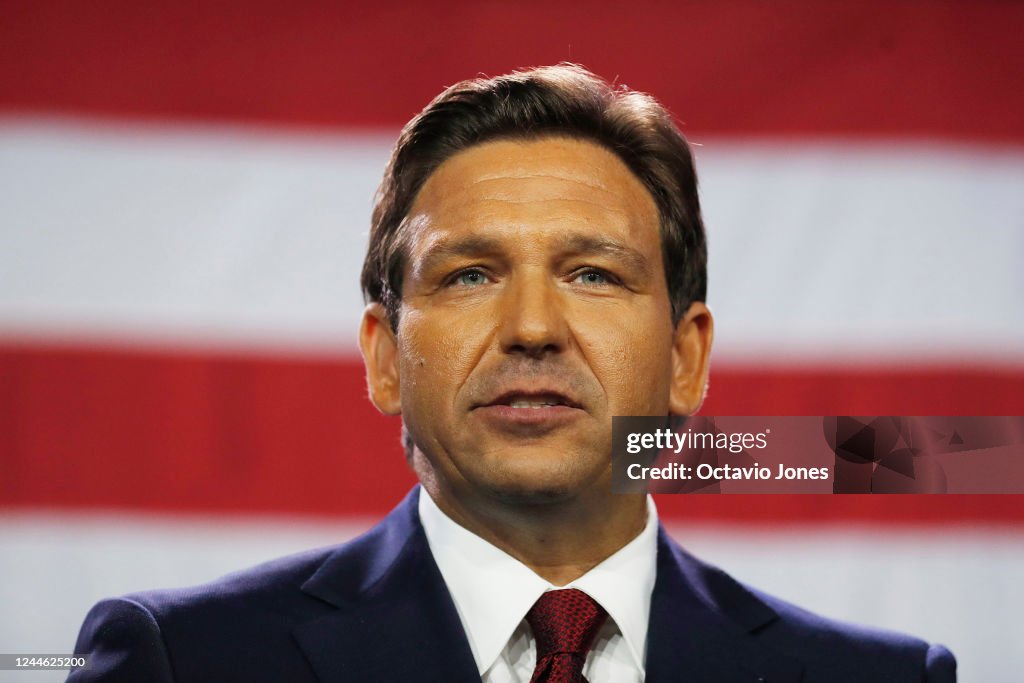 Ron DeSantis Holds Election Night Event In Tampa
