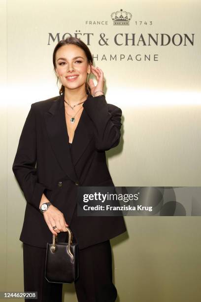 Janina Uhse during the Moet & Chandon Effervescence Dinner at Baerensaal on November 8, 2022 in Berlin, Germany.