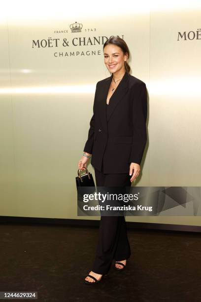 Janina Uhse during the Moet & Chandon Effervescence Dinner at Baerensaal on November 8, 2022 in Berlin, Germany.