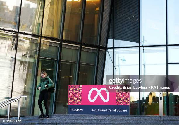 View of Facebook parent company Meta's headquarters in Dublin as company layoffs are expected to be announced today. Picture date: Wednesday November...