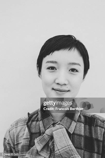 Actress Miyi Huang poses for a portrait on July 14, 2021 in Cannes, France.