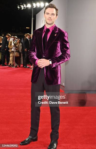 Nicholas Hoult attends the UK Premiere of "The Menu" at BFI Southbank on November 9, 2022 in London, England.