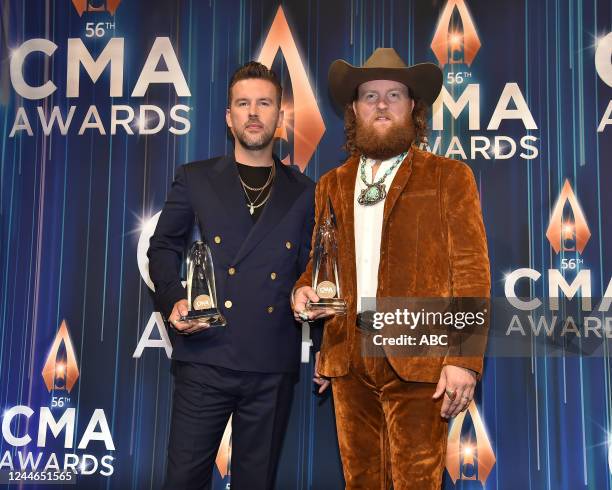 The 56th Annual CMA Awards, Country Musics Biggest Night, hosted by Luke Bryan and Peyton Manning, airs LIVE from Nashville WEDNESDAY, NOV. 9 , on...