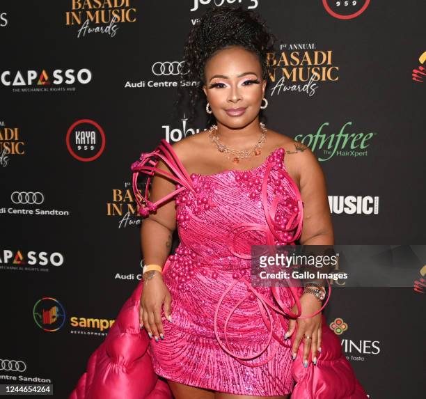 Boity Thulo during the first annual Basadi in Music Awards at Gallagher Convention Centre on October 15, 2022 in Midrand, South Africa. The award...