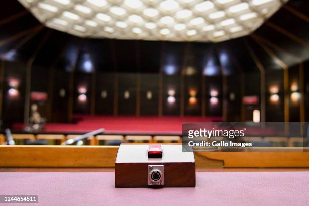 General view at Pietermaritzburg High Court on October 17, 2022 in Pietermaritzburg, South Africa. Former President Jacob Zuma and French arms...