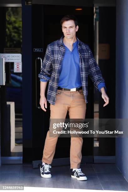 Kash Hovey is seen on November 9, 2022 in Los Angeles, California.