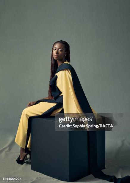 Producer Joanna Boateng is photographed for BAFTA's Breakthrough folio on October 22, 2022 in London, England. BAFTA Breakthrough showcases and...