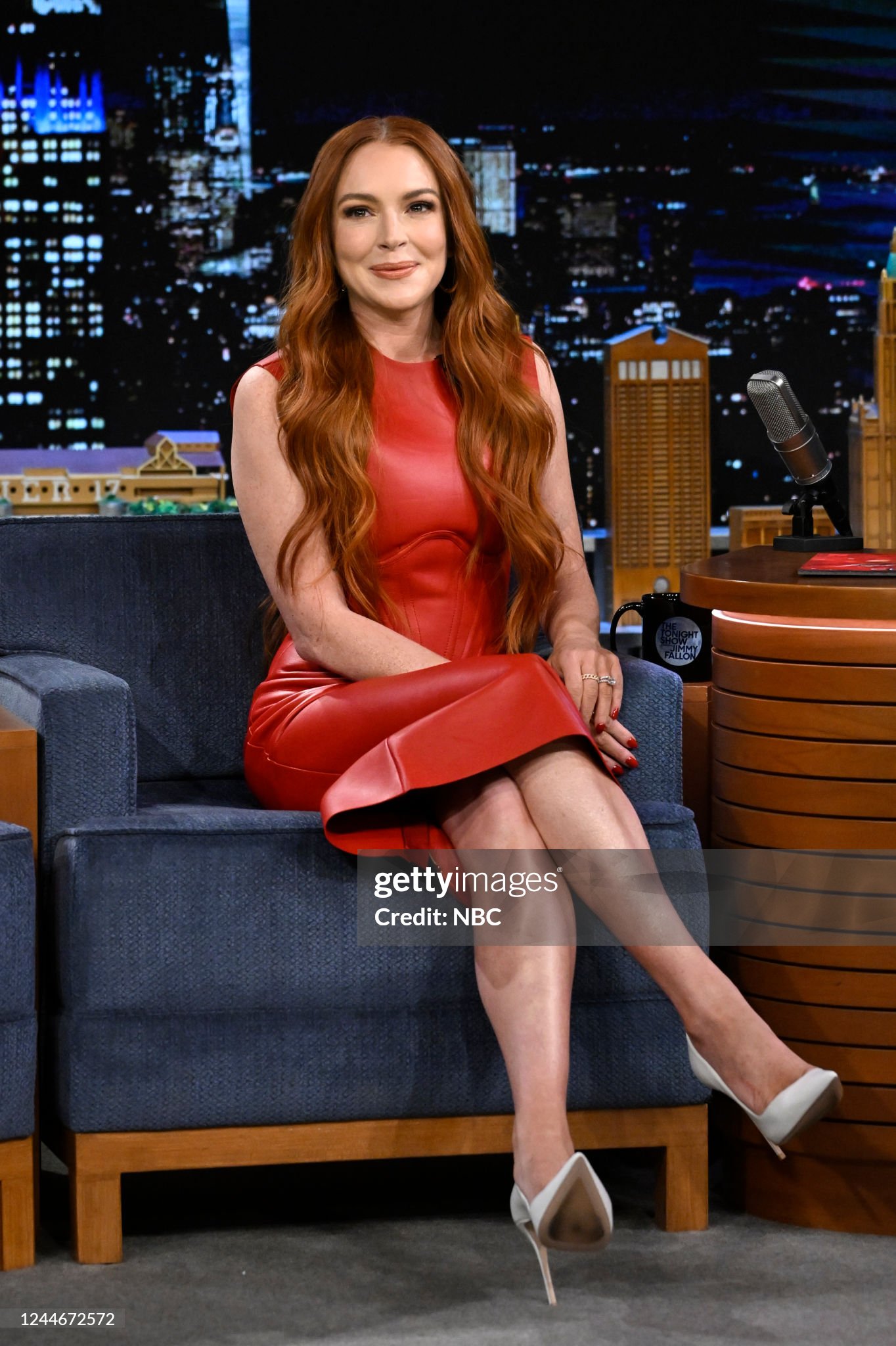 Lindsay Lohan - on The Tonight Show starring Jimmy Fallon in HQ