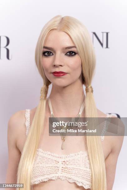 Anya Taylor-Joy attends the Harper's Bazaar Women Of The Year Awards at Claridges Hotel on November 10, 2022 in London, England.