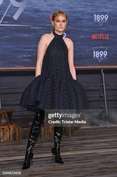 Emily Beecham attends the Netflix "1899" series premiere at Funkhaus on November 10, 2022 in Berlin, Germany.