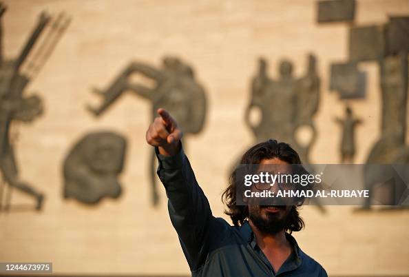 Ali Rid Former protester Ali Ryad speaks during an interview with AFP in ...