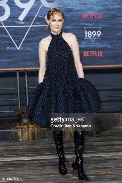 Emily Beecham attends the screening of the Netflix series "1899" at Funkhaus Berlin on November 10, 2022 in Berlin, Germany.