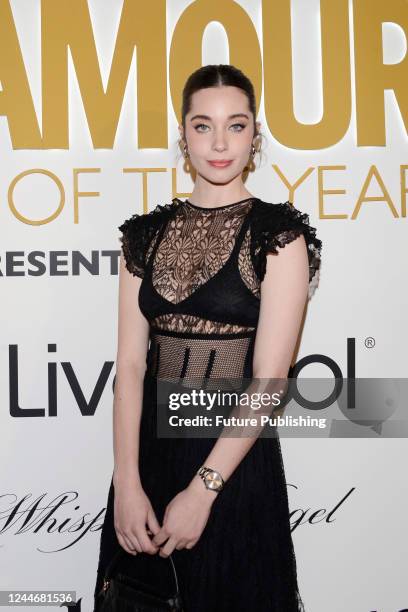 Greta Elizondo attends the red carpet of the Glamour Women of The Year event at the Sofitel Hotel on November 10, 2022 in Mexico City, Mexico.