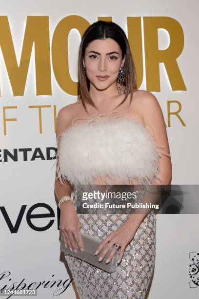 Daniella Alvarez attends the red carpet of the Glamour Women of The Year event at the Sofitel Hotel on November 10, 2022 in Mexico City, Mexico.