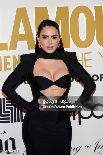 Zamadhi Sendejas attends the red carpet of the Glamour Women of The Year event at the Sofitel Hotel on November 10, 2022 in Mexico City, Mexico.