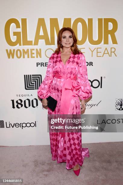 Elizabeth Alvarez attends the red carpet of the Glamour Women of The Year event at the Sofitel Hotel on November 10, 2022 in Mexico City, Mexico.