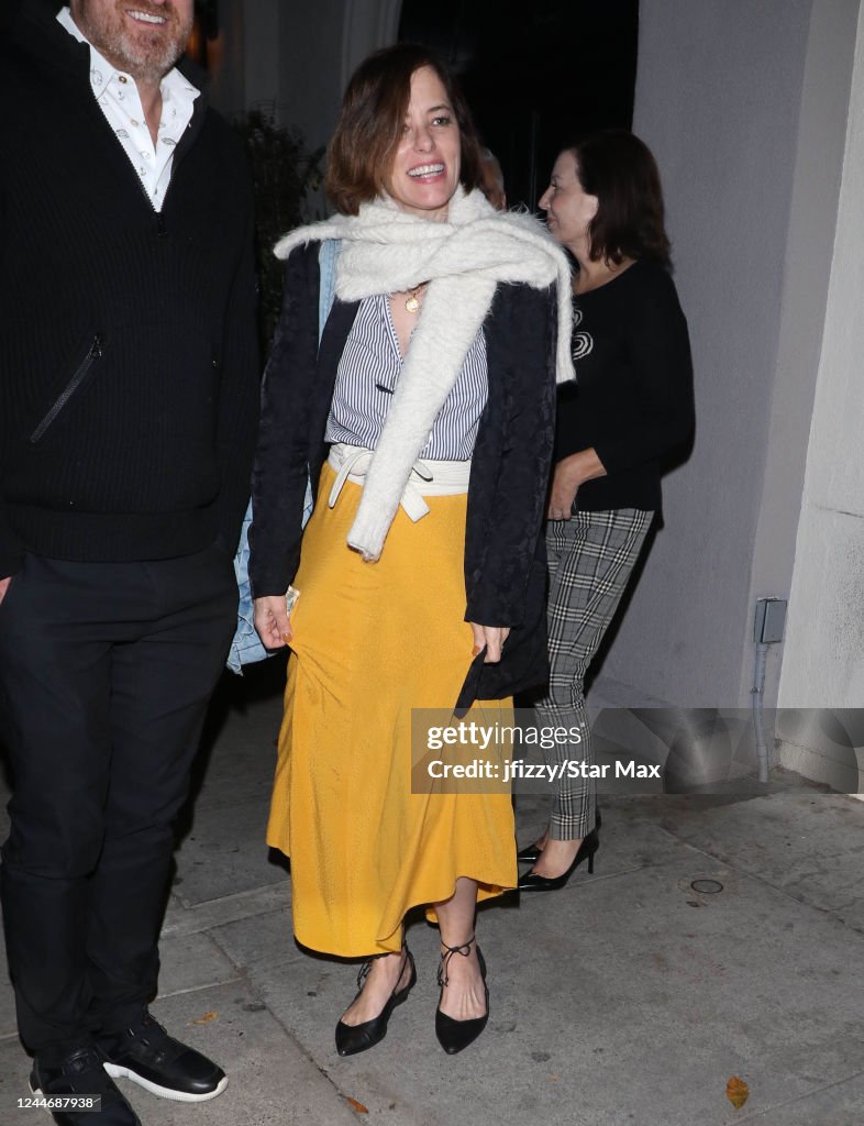Parker Posey is seen on November 10, 2022 in Los Angeles, California