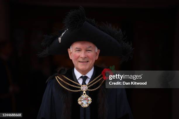 New Lord Mayor Nicholas Lyons, who will be the 694th lord mayor during The Silent Ceremony, in which the Lord Mayor of the City of London hands over...