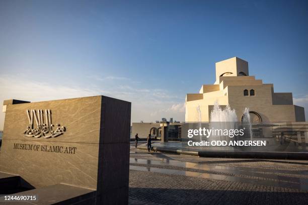 The Museum of Islamic Art is pictured in Doha on November 11 ahead of the Qatar 2022 FIFA World Cup football tournament.