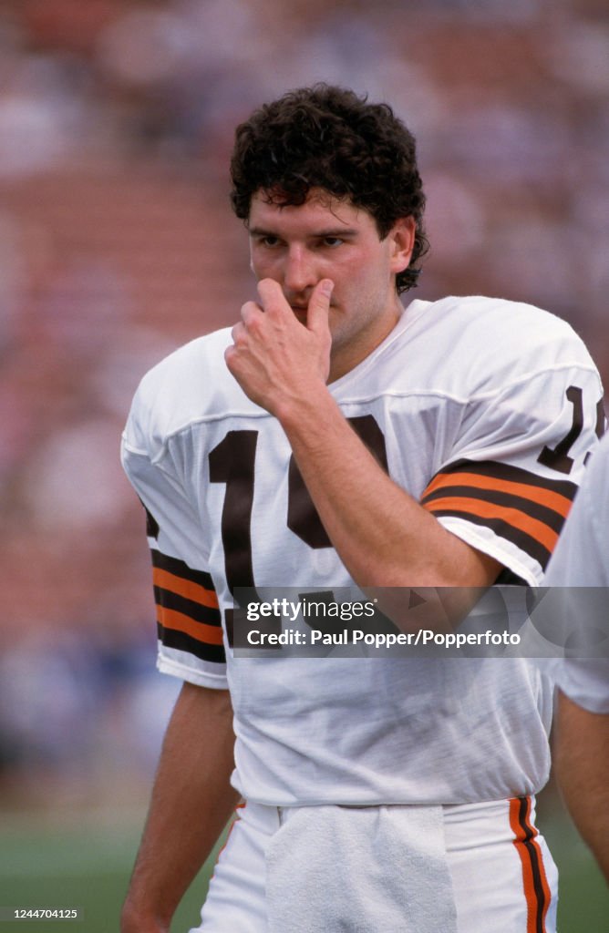 Cleveland Browns quarterback Bernie Kosar, circa 1988. News Photo