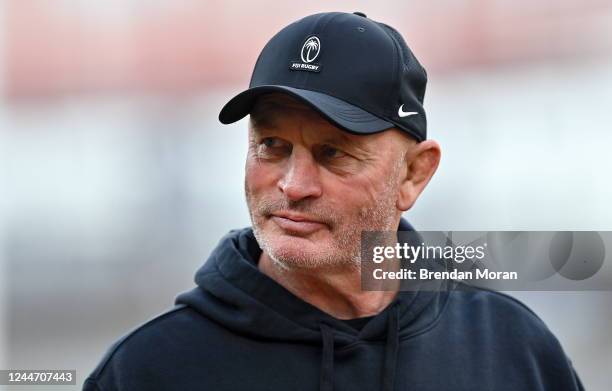 Dublin , Ireland - 12 November 2022; Fiji head coach Vern Cotter before the Bank of Ireland Nations Series match between Ireland and Fiji at the...