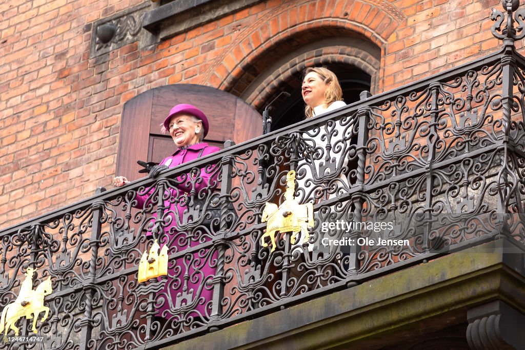 Queen Margrethe Of Denmark And Royal Family Attend Official Lunch At Copenhagen City Hall
